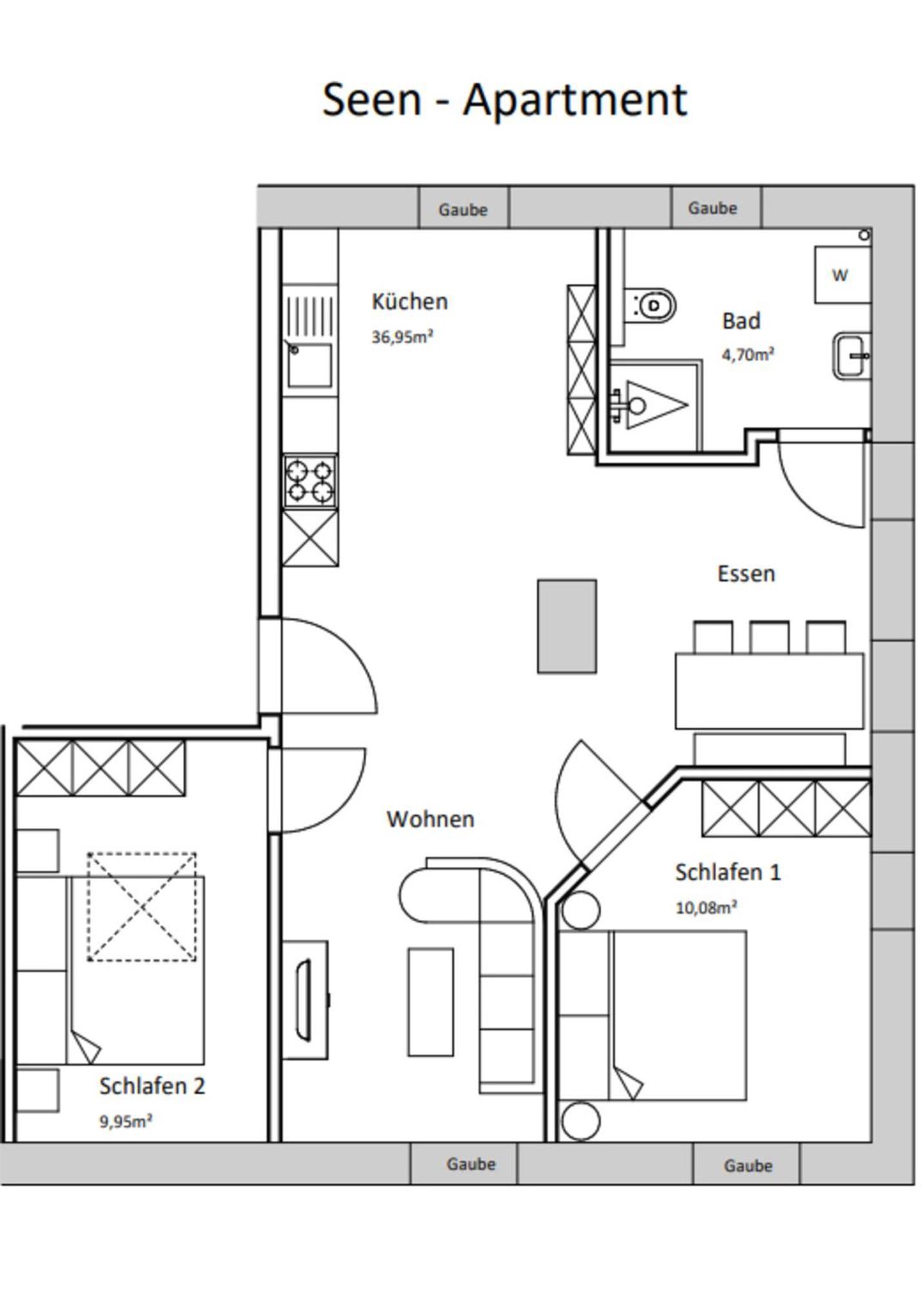Seen-Apartment Im Herrenhaus Rheinblick Xanten Eksteriør bilde